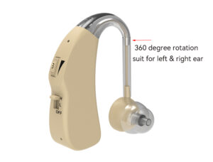 HomeWellness NEW Rechargeable High Quality BTE Pocket Hearing Aid for Wholesale