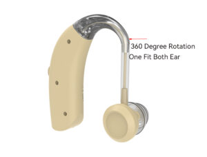 Competitive Price Personal Elderly BTE Hearing Amplifier Hearing Aids with Noice Cancelling