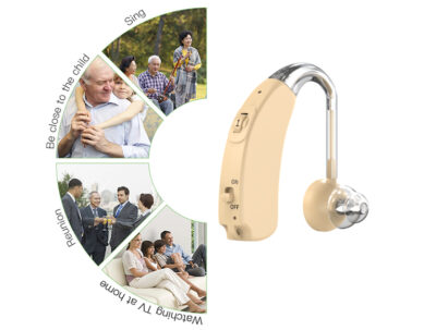 Rechargeable hearing amplifier Adjustable volume hearing aid