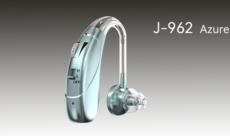 HomeWellness J-962 medical healthcare hearing aids Azure color