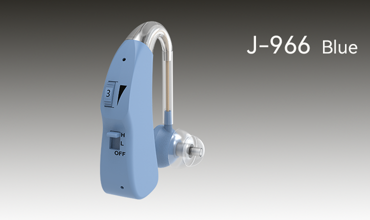 HomeWellness J-966 hearing aids blue color