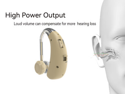 high power output hearing aids with 130dB