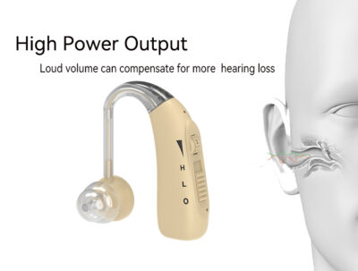 FDA Analog Instant Fit BTE Hearing Aid For Moderately Severe Hearing Loss j-882