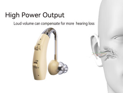 High power output hearing amplifier