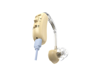 Rechargeable BTE Sound Amplifier Wireless For Deaf Elderly Adjustable Tone Air Conduction j-883